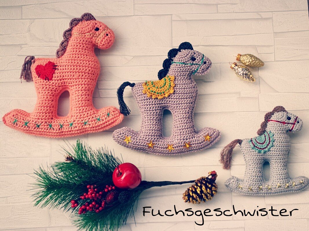 Vintage Schaukelpferdchen häkeln