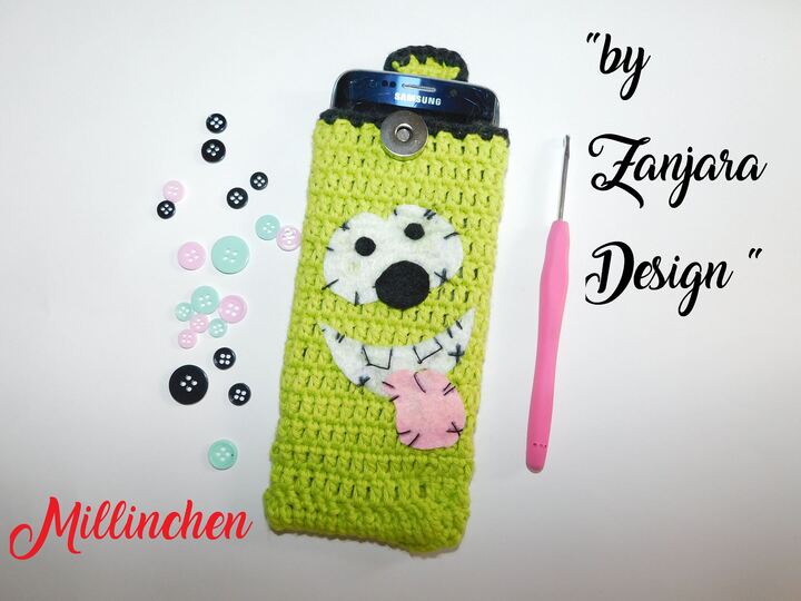 "Handytasche -Ben" für alle Handy-Modelle - Häkelanleitung