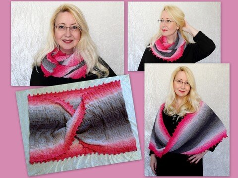Strickanleitung Rundschal / Loop / Schlauchschal / Möbiusschal Endless