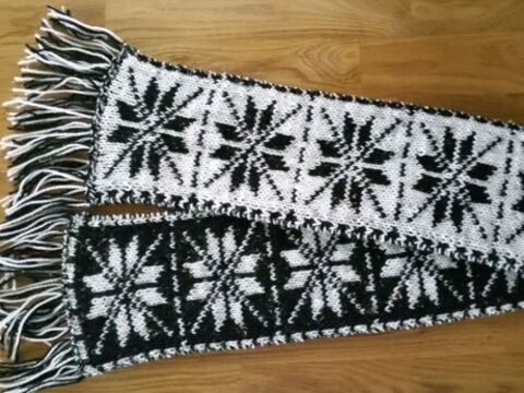 Kinderschal "Flocke" in Doubleface gestrickt