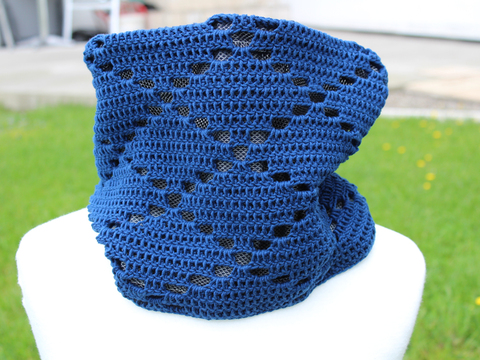 Symbiose Aquamarin - Loop gehäkelt