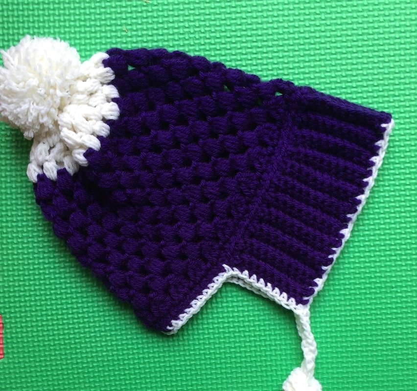 Crochet Bonnet Hat for beginners, 3 sizes, baby, toddler and child - Image 5