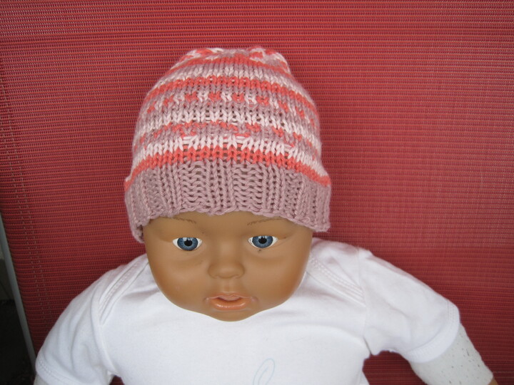 Strickanleitung Poncho und Baby Mütze, 2 Größen für Babys und Kleinkinder