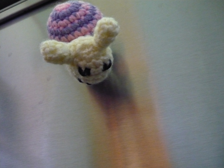 Häkelanleitung Schnecke Magnet