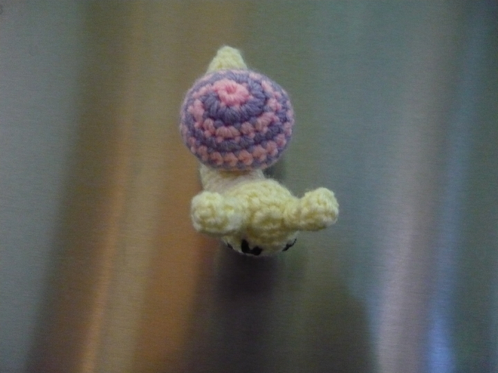 Häkelanleitung Schnecke Magnet