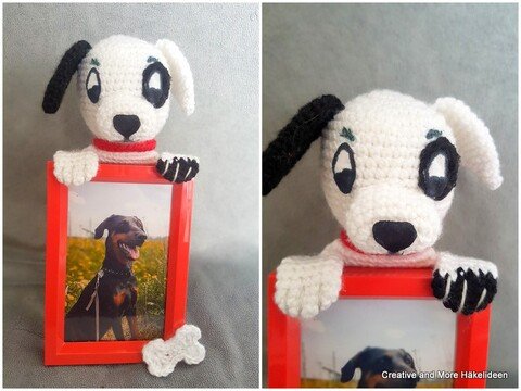 Häkelanleitung Hunderahmen