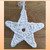 großer weißer Stern fürs Fenster aus Textilgarn - Nr.2 -