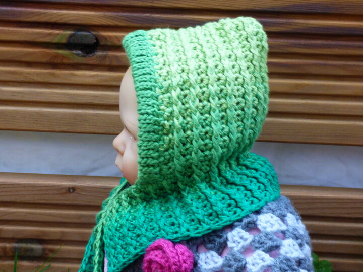 Häkelanleitung Scoodie-Scarf 2017 sehr einfach alle Größen