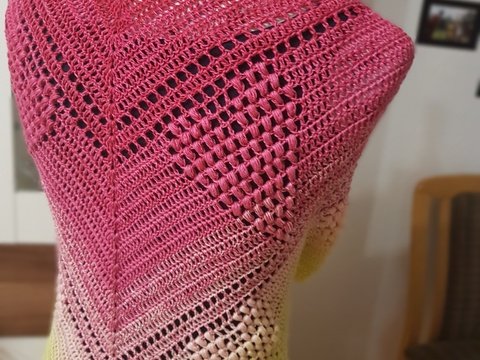 Dreieckstuch "Zoey", Häkelanleitung