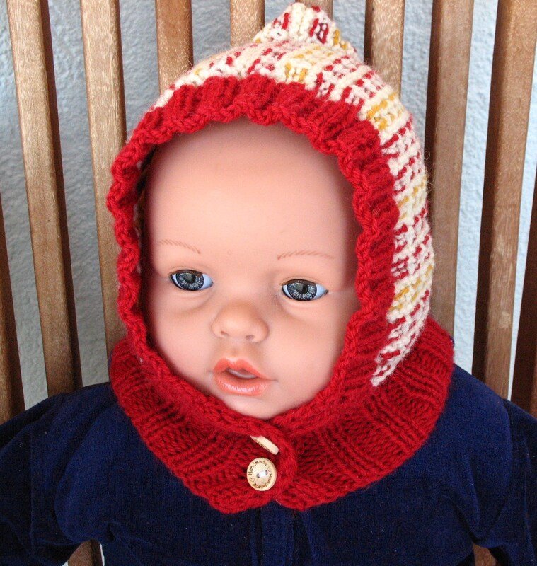 Strickanleitung - Mütze mit Schalkragen für Babys und Kinder - Schlupfmütze - Bild 5