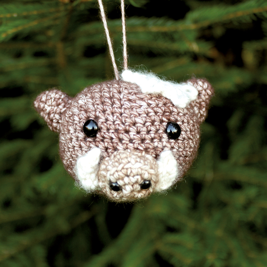 Tierkugel Rosie das Wildschwein - Häkelanleitung Tierkugel