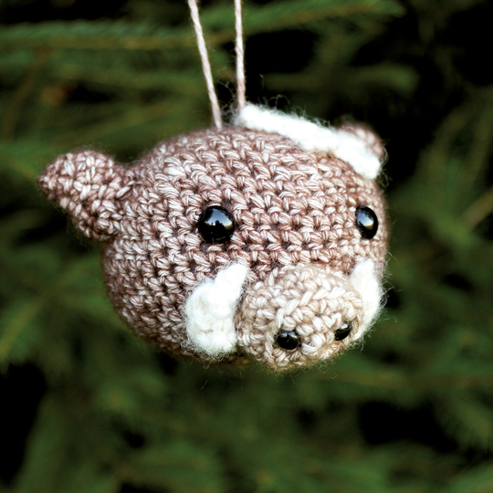 Tierkugel Rosie das Wildschwein - Häkelanleitung Tierkugel