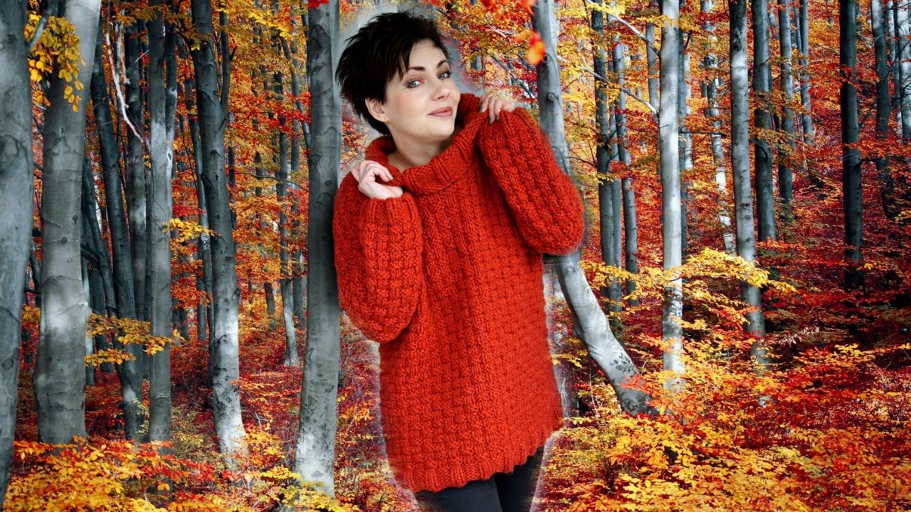 Rollkragenpullover stricken Anleitung für Anfänger