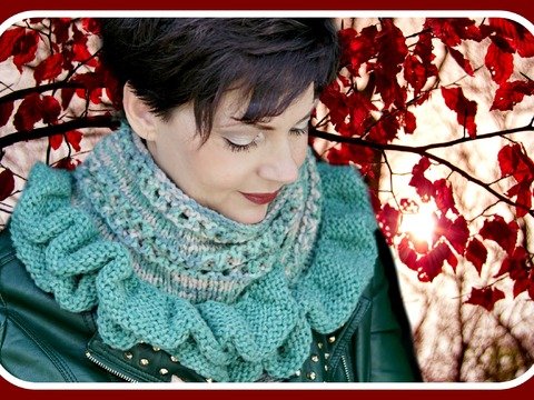 Schal stricken - Doppel Loop stricken - Anleitung einfach -