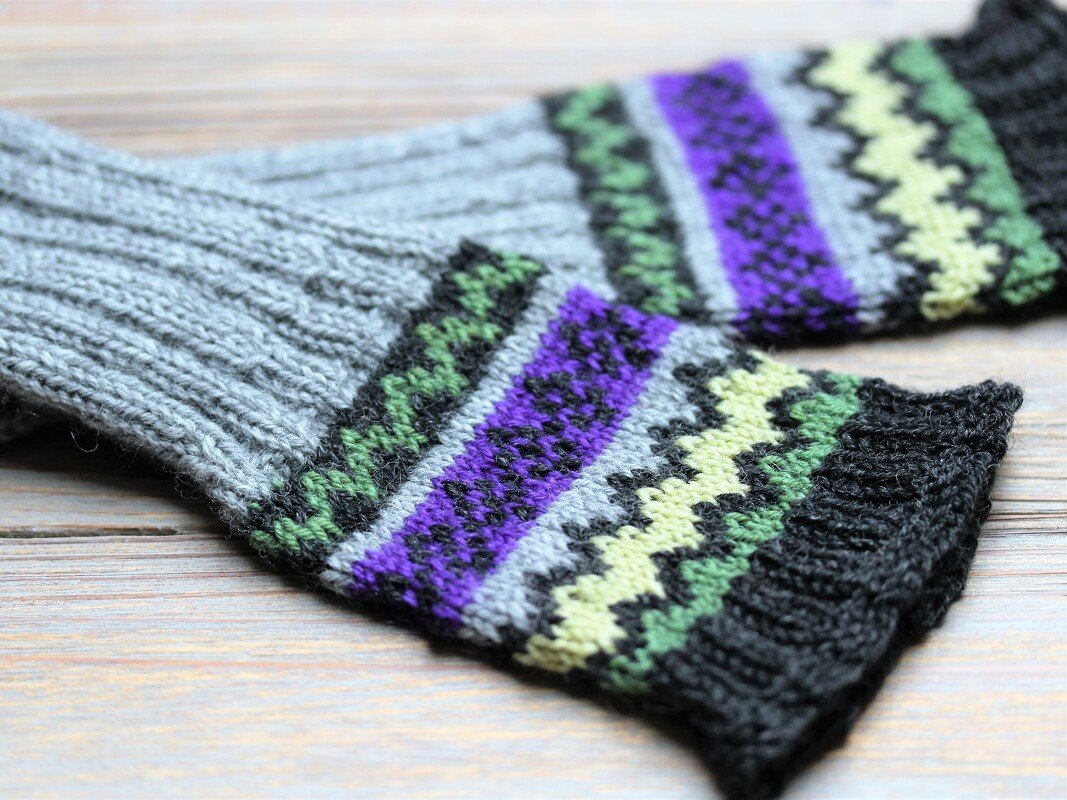 Armstulpen "Fjella", Strickanleitung für 4 Größen