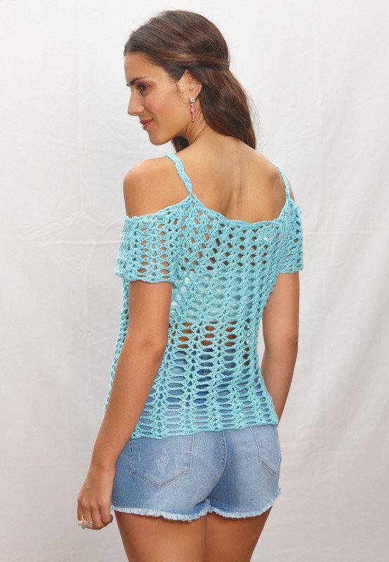 Häkelanleitung Off-Shoulder-Top Carmella - Bild 2