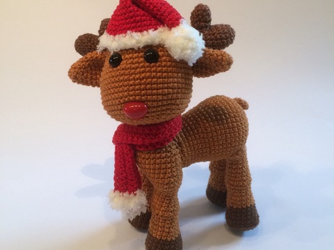 Häkelanleitung Rentier Tapio