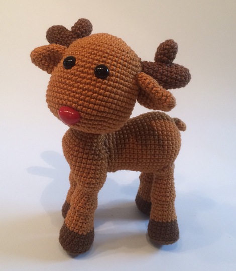 Häkelanleitung Rentier Tapio