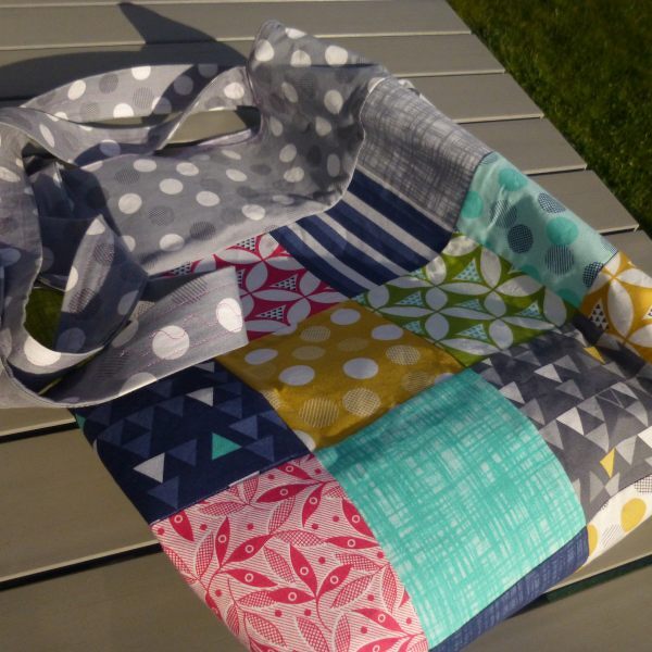 Patchwork-Tasche Shophopper