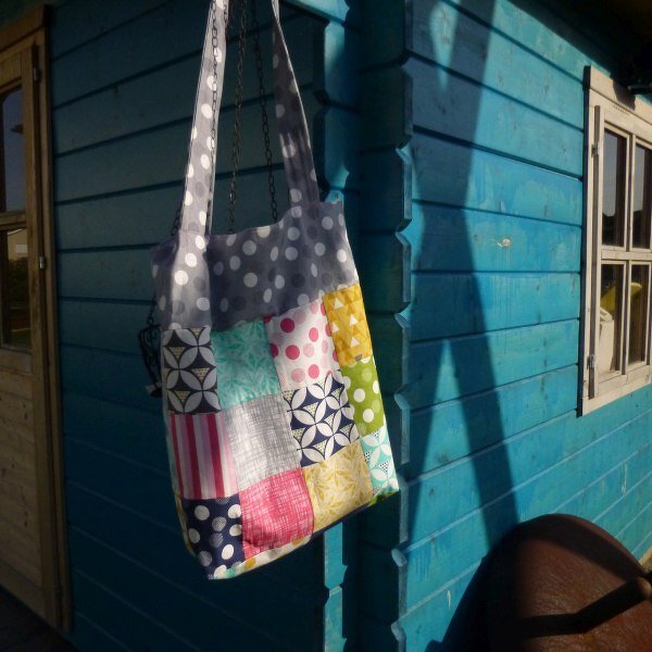 Patchwork-Tasche Shophopper