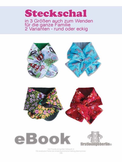 Steckschal *** Lochschal in 3 Größen E-Book Nähanleitung für die ganze Familie Nähen Design von firstloungeberlin