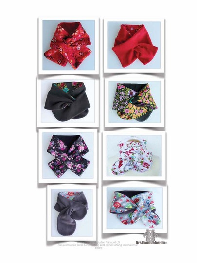 Steckschal *** Lochschal in 3 Größen E-Book Nähanleitung für die ganze Familie Nähen Design von firstloungeberlin