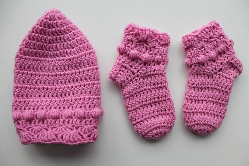 "Paul & Pauline" gehäkelte Babymütze, PDF-Anleitung