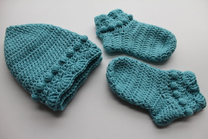 "Paul & Pauline" gehäkelte Babymütze, PDF-Anleitung