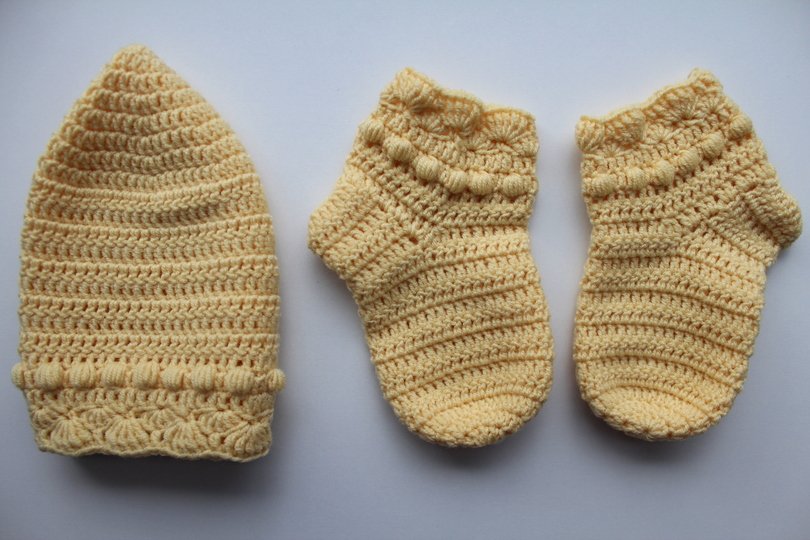 "Paul & Pauline" gehäkelte Babymütze, PDF-Anleitung