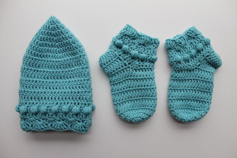 "Paul & Pauline" gehäkelte Babymütze, PDF-Anleitung
