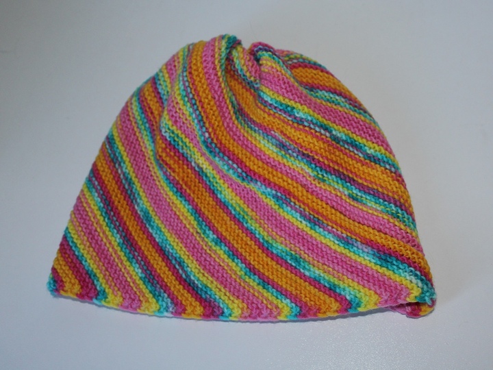 Strickanleitung Spiralmütze, Wirbelbeanie für Sie und Ihn, 50 - 60 cm, für Anfänger