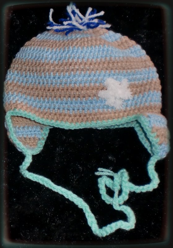 Baby Emil Mütze mit Ohrenklappen