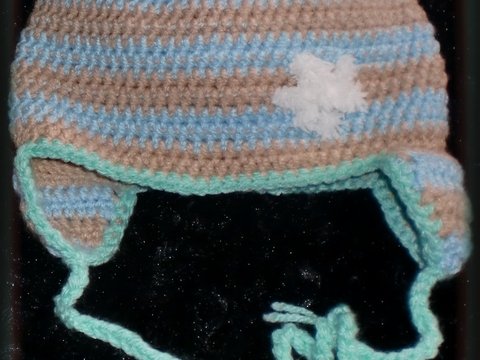 Baby Emil Mütze mit Ohrenklappen