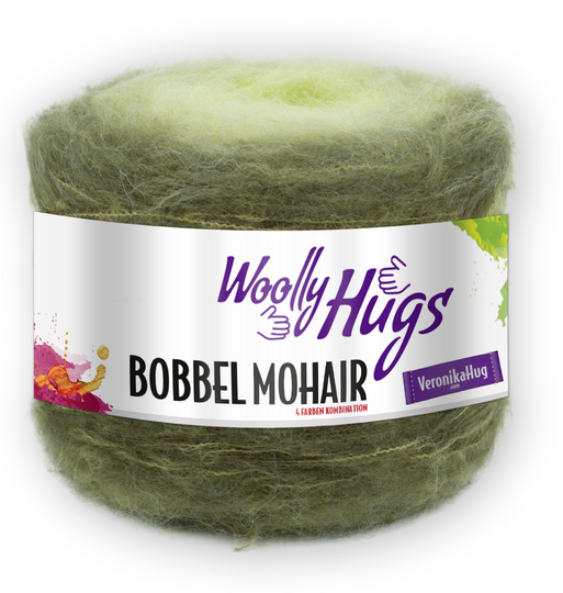 Möbius-Schal Wendemanöver häkeln mit 1 BOBBEL-MOHAIR von Woolly Hugs
