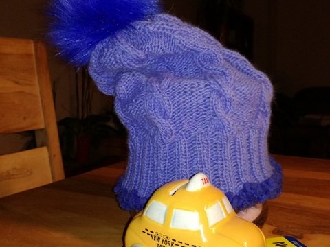 Bommelmütze "Shopping-Guide"