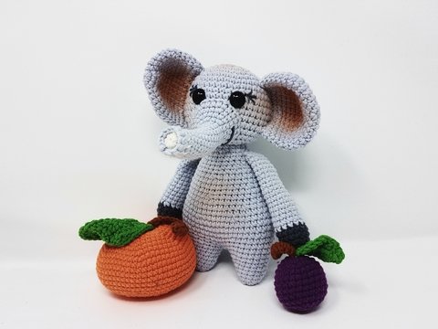 Häkelanleitung MIni Stummelchen Elefant
