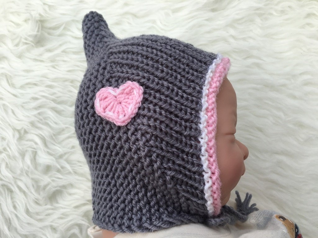Strick-Anleitung Baby-Pixie-Mütze im Trachten-Stil, für alle Größen, anfängertauglich - Bild 5