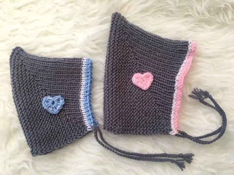 Strick-Anleitung Baby-Pixie-Mütze im Trachten-Stil, für alle Größen, anfängertauglich