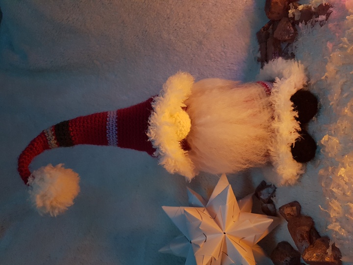 Häkelanleitung  -  „Karl Wichte vom Weihnachts-Trio