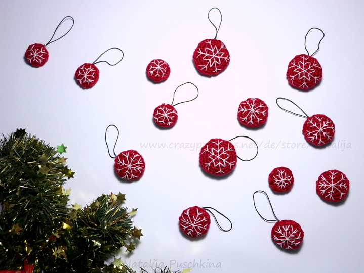 Anfänger freundliche Häkelanleitung für Weihnachtsdeko