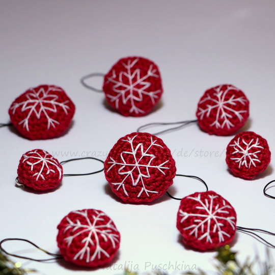 Anfänger freundliche Häkelanleitung für Weihnachtsdeko