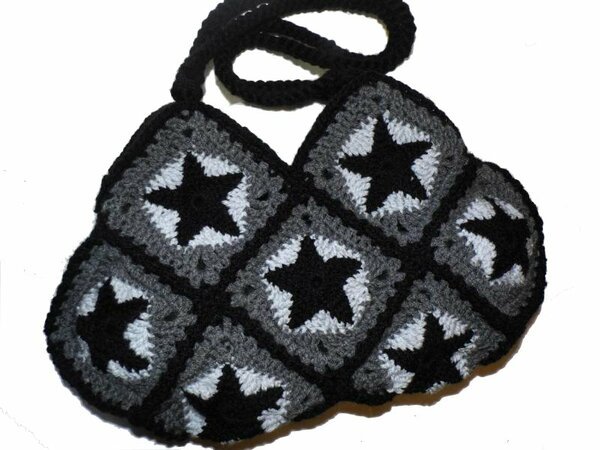 CROCHET PATTERN * STaRS * 2in1 crochet star bag