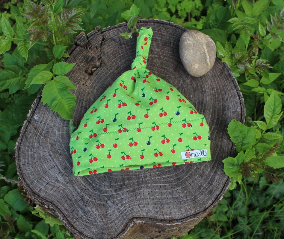 Babymütze Knotenmütze + Wendehalstuch-Nähanleitung - Bild 3