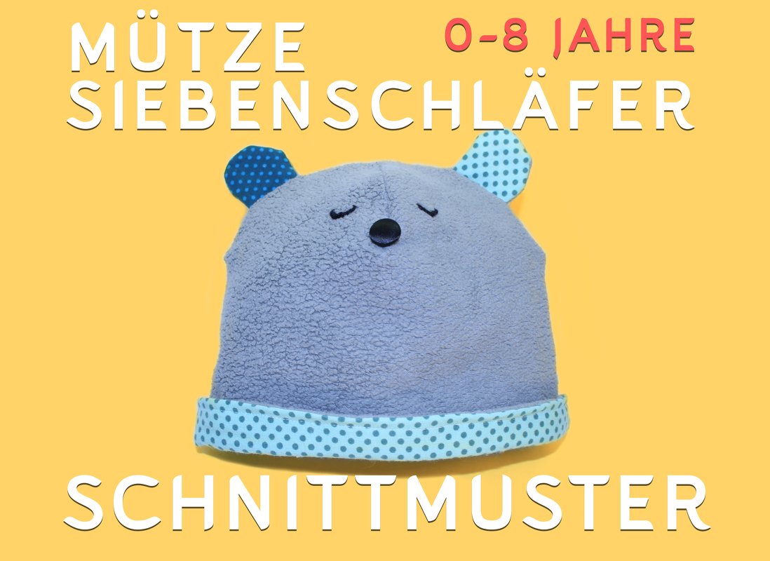 Mütze Siebenschläfer – Schnittmuster/Nähanleitung