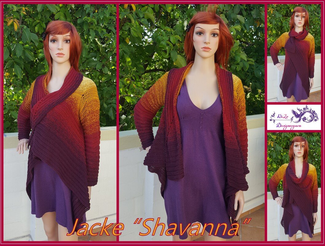 Häkelanleitung "Kuscheljacke Shavanna"