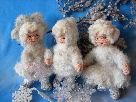 Häkelanleitung: Winterkinder Schneeflöckchen