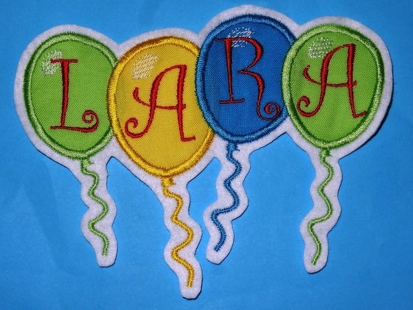 Stickdatei Luftballon - Bild 4