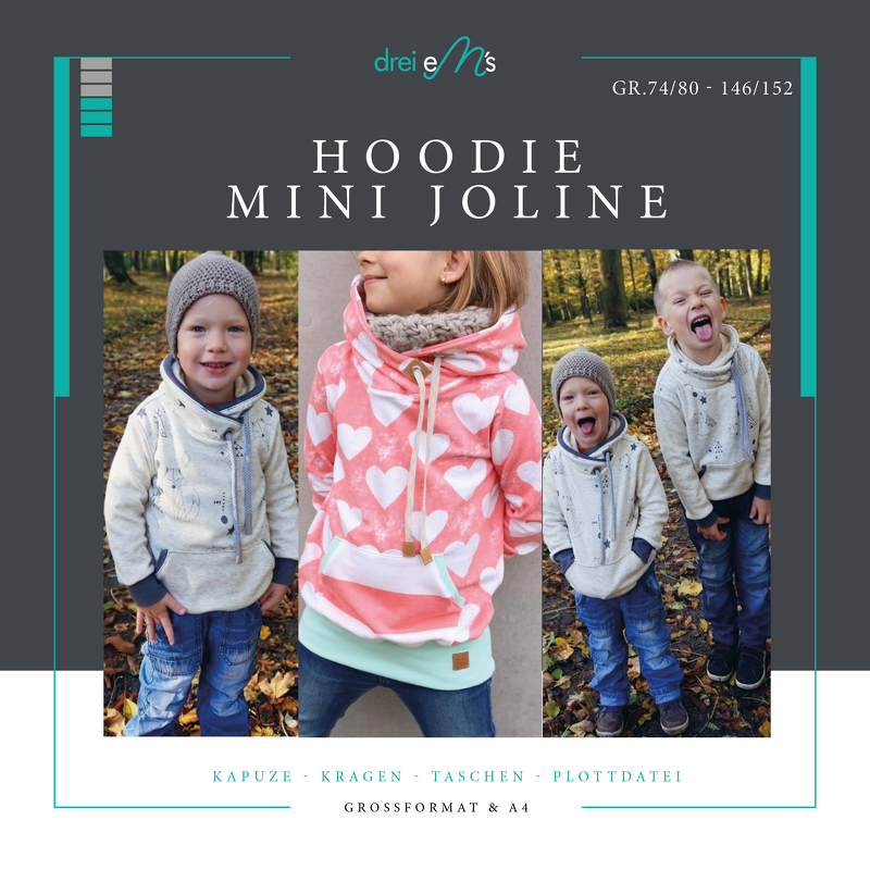 Hoodie mini Joline 74/80-146/152