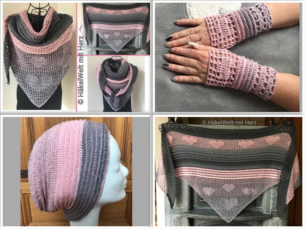 Häkeln / Mütze / Beanie "Romantica" - Bild 2