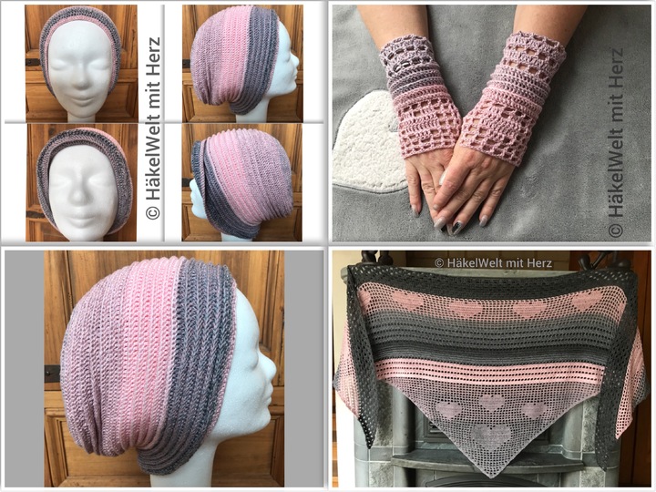 Häkeln / Mütze / Beanie "Romantica"